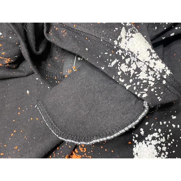 LA Artwear Vintage Halloween Dress Made in USA Painted Glitter RARE Size XL - Picture 8 of 12